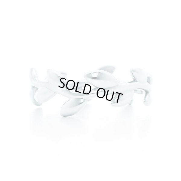 画像1: TIFFANY&Co[ティファニー] パロマ・ピカソ オリーブ リーフ ナロー バンドリング　並行輸入品t4028