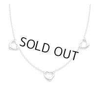 TIFFANY&Co[ティファニー] ”エルサ・ペレッティ”　スリーオープンハートペンダント　並行輸入品t1046