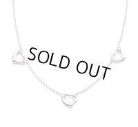 TIFFANY&Co[ティファニー] ”エルサ・ペレッティ”　スリーオープンハートペンダント　並行輸入品t1046