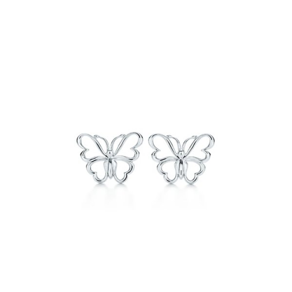 画像1: TIFFANY&Co[ティファニー]  バタフライ　ピアス 並行輸入品t3037