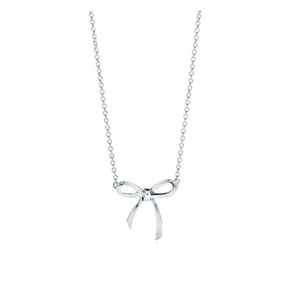 画像1: TIFFANY&Co[ティファニー]　リボンペンダント(ミニ)　並行輸入品1094