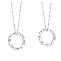 TIFFANY&Co[ティファニー] ”ティファニー1837”　1837サークルペンダント(M)(L)　ペアー　並行輸入品t007 1008