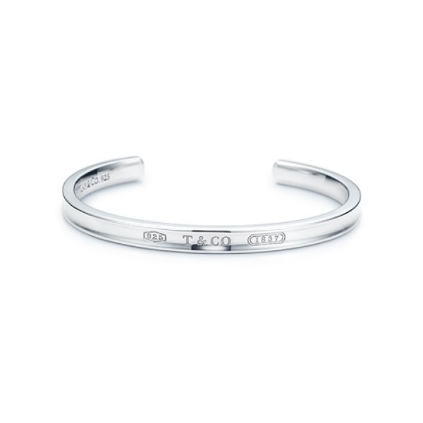 画像1: TIFFANY&Co[ティファニー]　”ティファニー1837”　1837ナロー カフ ブレスレット (L)　並行輸入品t2001