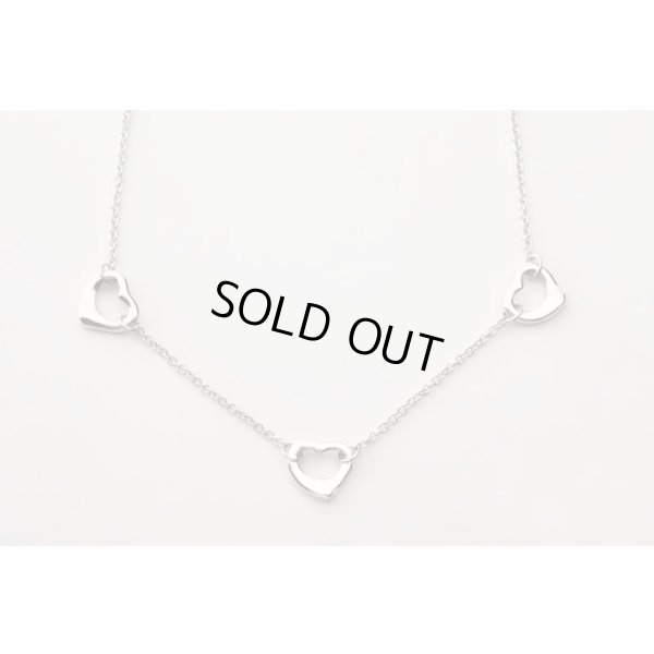 画像5: TIFFANY&Co[ティファニー] ”エルサ・ペレッティ”　スリーオープンハートペンダント　並行輸入品t1046