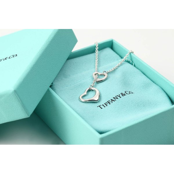 画像2: TIFFANY&Co[ティファニー]　”エルサ・ペレッティ” ダブルオープンハートラリアット　並行輸入品t1045