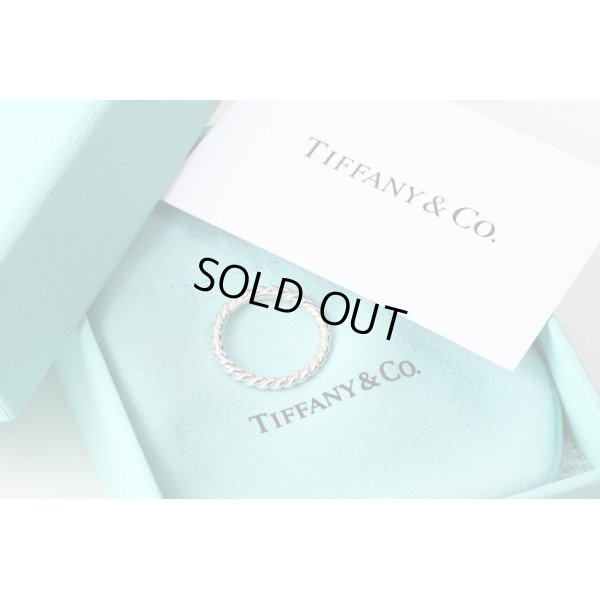 画像2: TIFFANY&Co[ティファニー]  ナロー ツイスト リング スターリングシルバー　並行輸入品