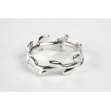他の写真1: TIFFANY&Co[ティファニー] パロマ・ピカソ オリーブ リーフ ナロー バンドリング　並行輸入品t4028