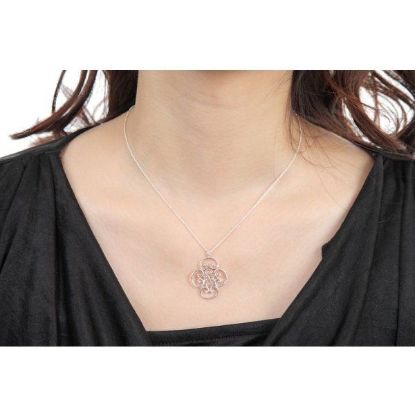 画像6: TIFFANY&Co[ティファニー] 　パロマ ヴェネチア ゴルドーニ  クアドルプロ  ペンダント　スターリングシルバー　並行輸入品t1065