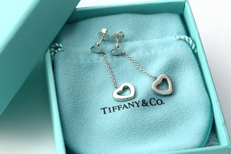 名作名作ティファニー TIFFANY シルバー ハートリンク オープンハート