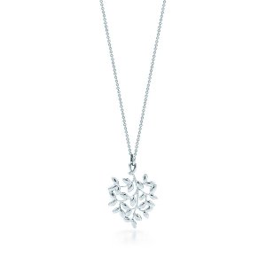 画像: TIFFANY&Co[ティファニー] パロマ・ピカソ オリーブ リーフ ペンダント (スモール)  並行輸入品t1115