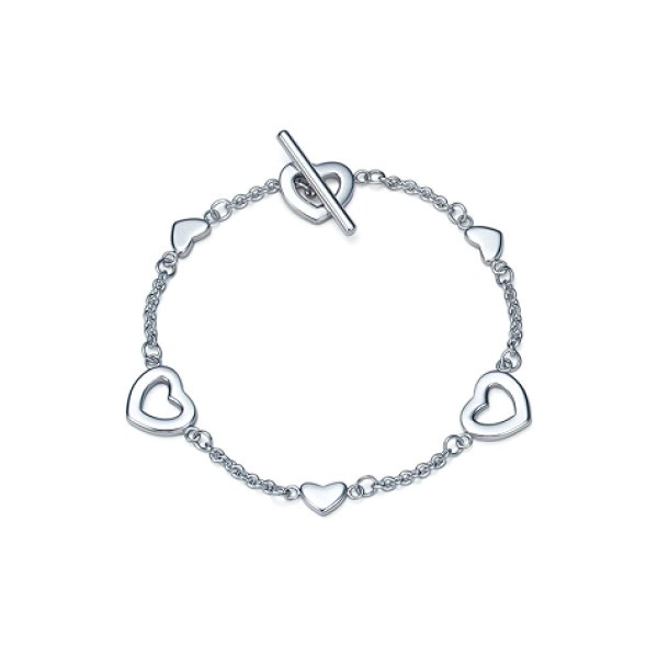 画像1: TIFFANY&Co[ティファニー]　ハートリンクブレス　並行輸入品t2018 (1)