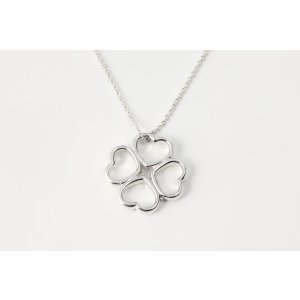画像: TIFFANY&Co[ティファニー] ハートクローバーペンダント　並行輸入品ｔ1066