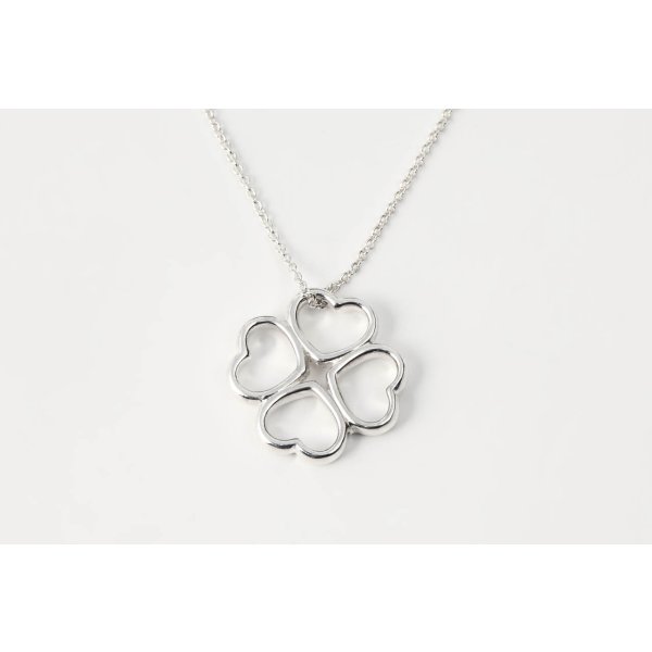 画像1: TIFFANY&Co[ティファニー] ハートクローバーペンダント　並行輸入品ｔ1066 (1)