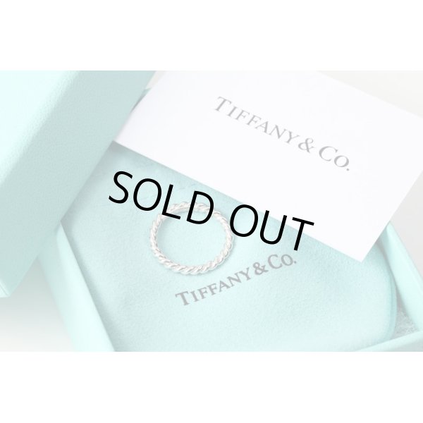 画像2: TIFFANY&Co[ティファニー]  ナロー ツイスト リング スターリングシルバー　並行輸入品ｔ4024 (2)