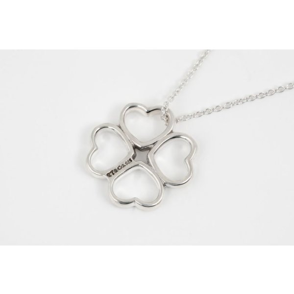 画像4: TIFFANY&Co[ティファニー] ハートクローバーペンダント　並行輸入品ｔ1066 (4)