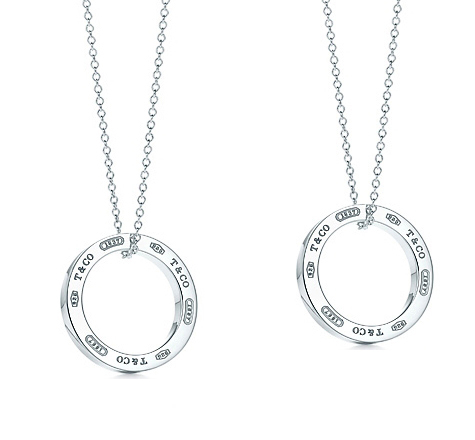 画像: TIFFANY&Co[ティファニー] ”ティファニー1837”　1837サークルペンダント(M)(L)　ペアー　並行輸入品t007 1008